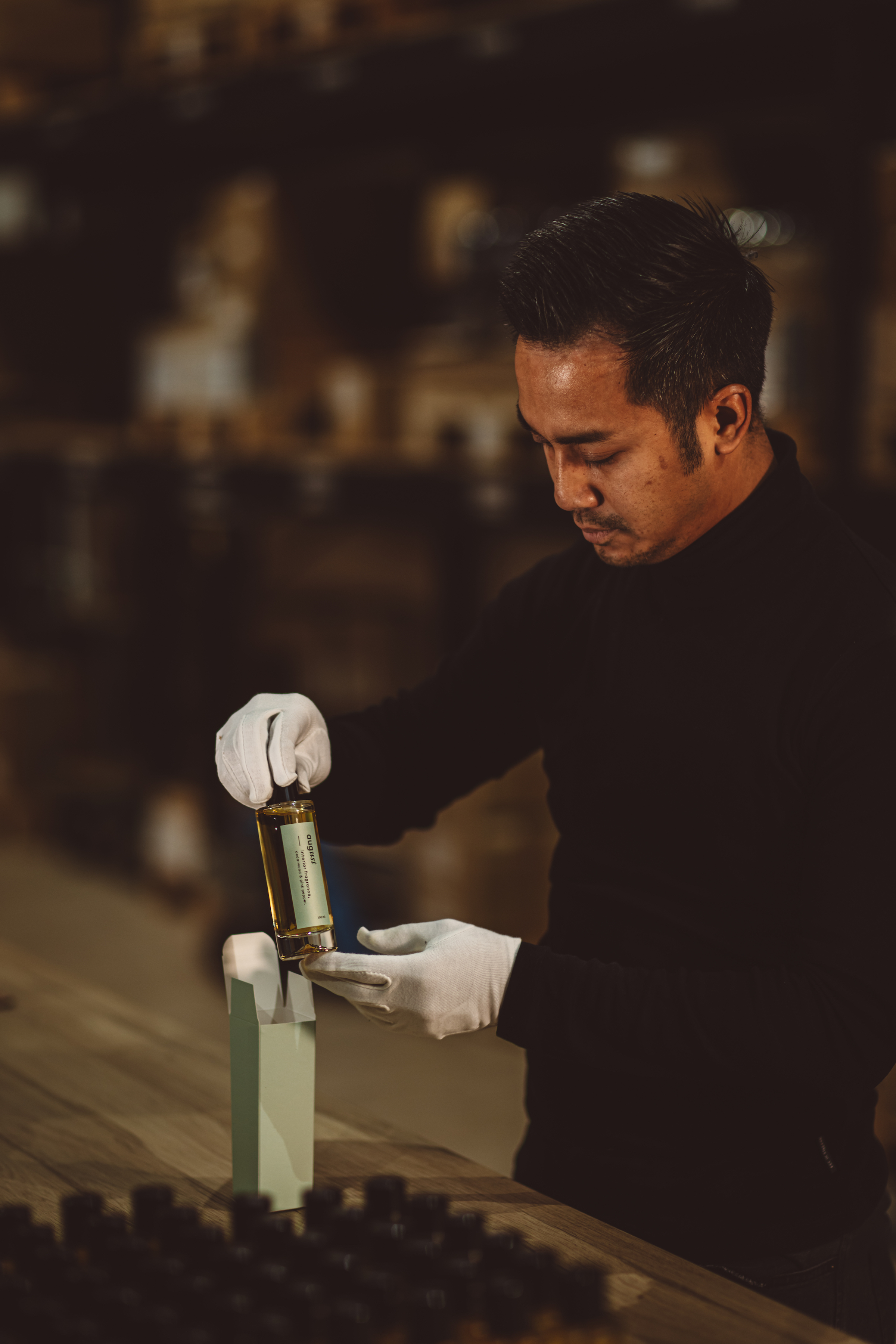Private label fragrance production process