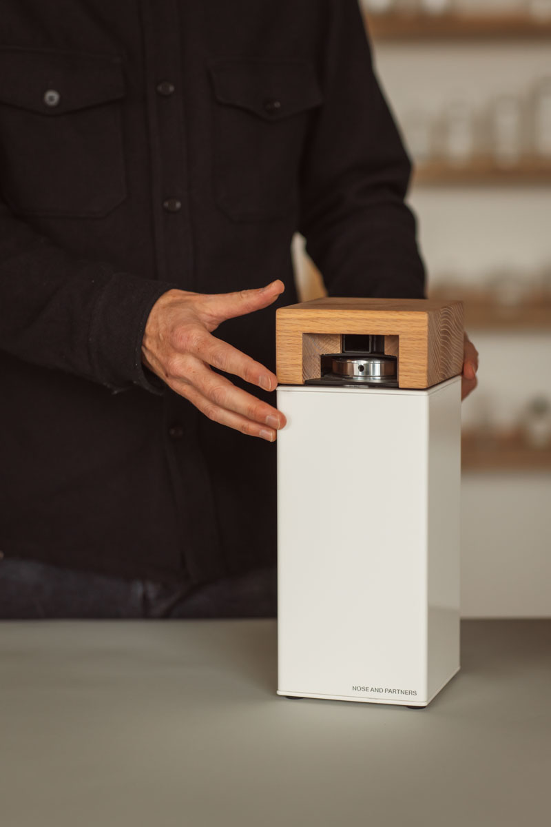 Scent diffusion in a designed interior