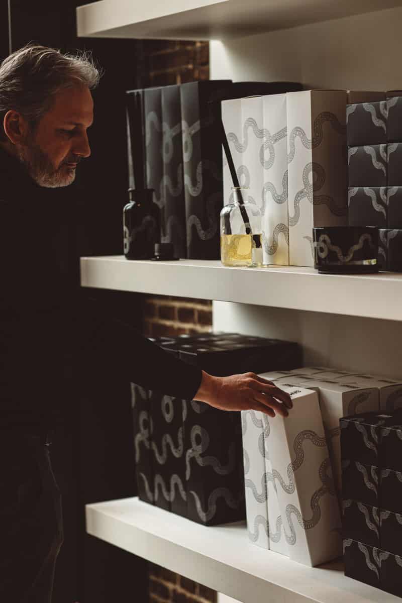 Branded event environment with signature fragrance